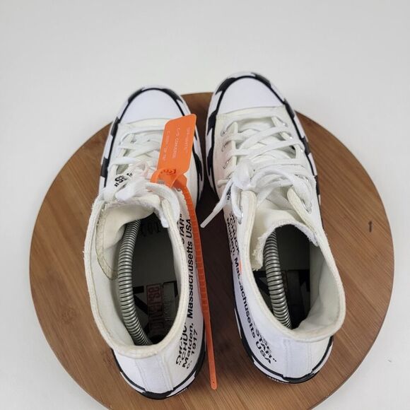 Converse Chuck Taylor All Star 70 Hi Off-White-163862C Virgil Abloh Mens Sz 8 - Picture 9 of 15